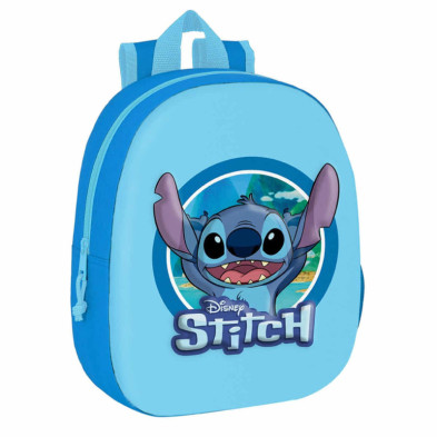 Imagen mochila 3d stitch disney 33cm Imagen mochila 3d stitch disney 33cm