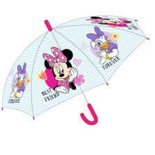 Imagen paraguas automatico minnie mouse transparente 43cm