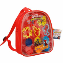 imagen 1 de mochila manualidades spiderman roja plastilina y m