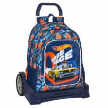 MOCHILA CON CARRO HOT WHEELS SPEED CLUB 42CM