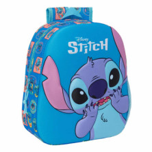 Imagen mochila 3d stitch 33cm