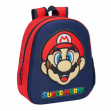 Imagen mochila 3d super mario 33cm