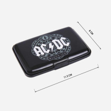 Medidas Cartera AC/DC Rígida - Estilo Rockero