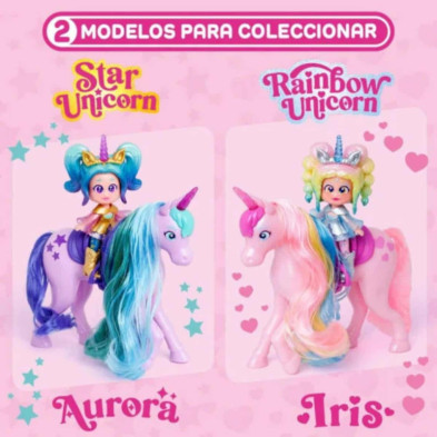 imagen 5 de muñeca con unicornio kookyloos rainbow unicorn