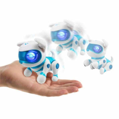 imagen 3 de robot perrito mi mascota newborn azul teksta