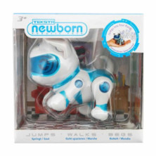 imagen 4 de robot perrito mi mascota newborn azul teksta