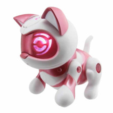 Imagen robot perrito mi mascota newborn rosa teksta