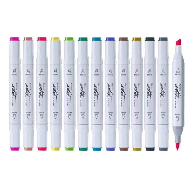 Imagen estuche rotuladores canvas luxe preofessional 80co