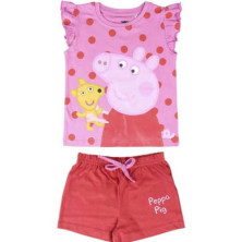 PIJAMA CORTO SINGLE JERSEY PEPPA PIG