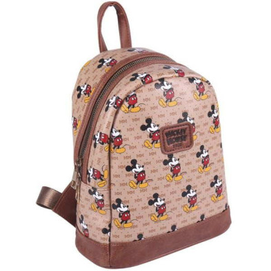 Imagen mochila casual moda mickey mouse marron