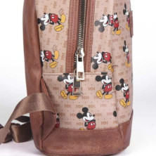 imagen 2 de mochila casual moda mickey mouse marron