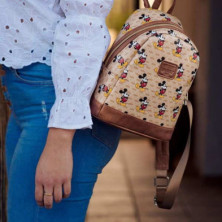 imagen 4 de mochila casual moda mickey mouse marron