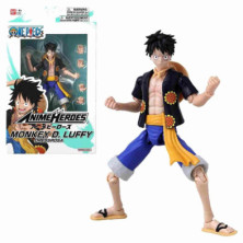 imagen 4 de figura de acción anime heroes luffy one piece