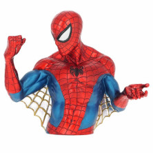 Imagen hucha busto spiderman 20cm