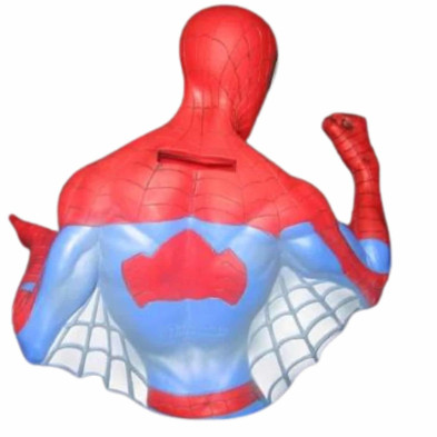 imagen 1 de hucha busto spiderman 20cm