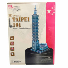 Imagen puzzle torre taipei