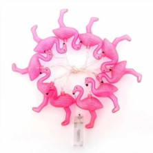 imagen 2 de guirnalda 10 led flamingo