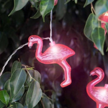 imagen 3 de guirnalda 10 led flamingo