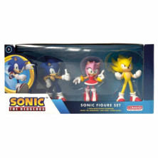 SET SUPER SONIC THE HEDGEHOG 3 FIGURAS