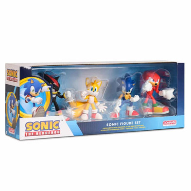 imagen 2 de set sonic the hedgehog 4 figuras