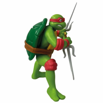 imagen 2 de figura raphael tortugas ninja retro 9cm tnmt