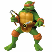 FIGURA MICHELANGELO TORTUGAS NINJA RETRO 9CM TNMT