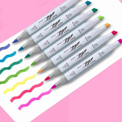 imagen 3 de estuche profesional 40 rotuladores brush markers