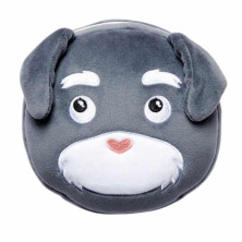 Imagen almohada viaje con crem y antif perro