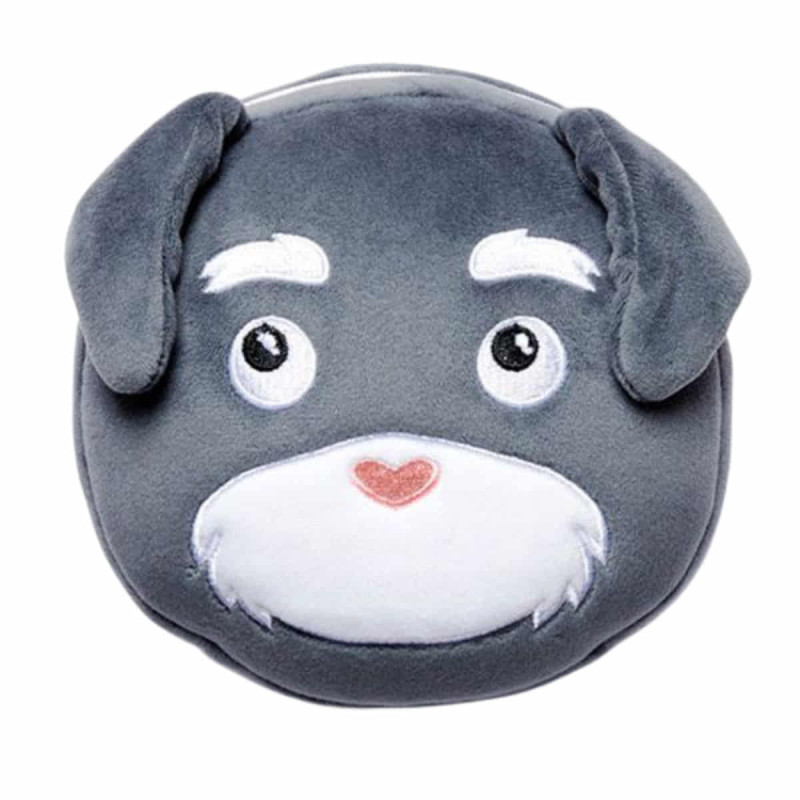Imagen almohada viaje con crem y antif perro
