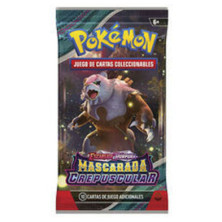 JCC POKÉMON SOBRE PAQUETES DE MEJORA MASCARADA CRE