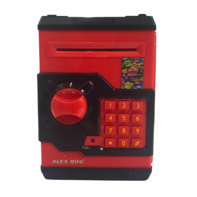 Imagen hucha caja fuerte roja emoji