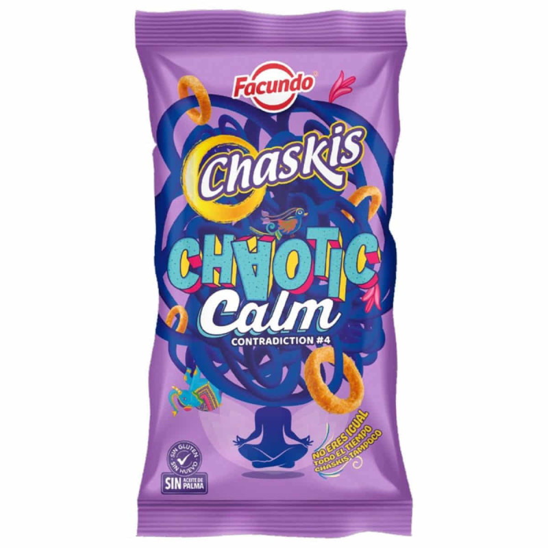 Imagen aperitivo chaskis chaotic calm facundo 50grs 24u Imagen aperitivo chaskis chaotic calm facundo 50grs 24u