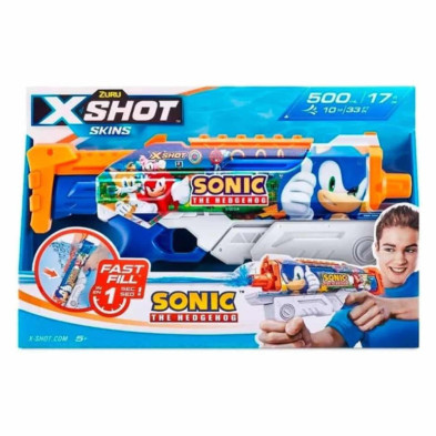 imagen 1 de pistola de agua x-shot sonic skins hyperload