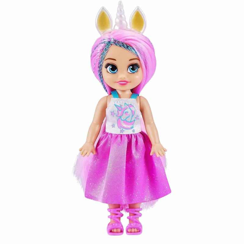 Imagen muñeca sparkle girlz mini princesas unicornio 11cm