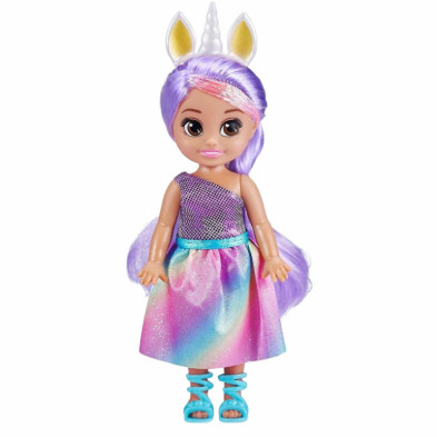 imagen 1 de muñeca sparkle girlz mini princesas unicornio 11cm