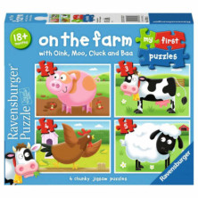 Imagen puzzle la granja 2-3-4-5 piezas ravensburger