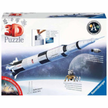 Imagen puzzle 3d apollo saturn v rocket 440 piezas ravens