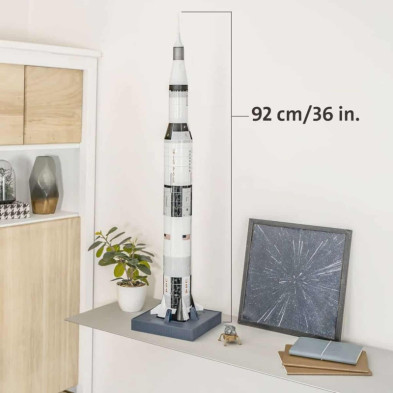 imagen 5 de puzzle 3d apollo saturn v rocket 440 piezas ravens