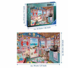 imagen 3 de puzzle la cabaña de la playa 1000 piezas ravensbur
