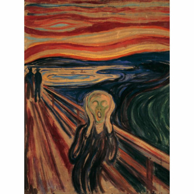 imagen 1 de puzzle munch: el grito 1000 piezas ravensburger
