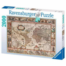 Imagen puzzle mapamundi 1650 - 2000 piezas ravensburger