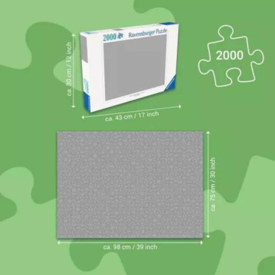imagen 3 de puzzle mapamundi 1650 - 2000 piezas ravensburger