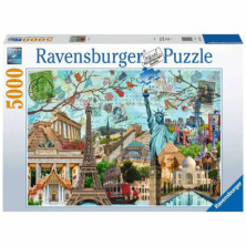 Imagen puzzle collage big city 5000 piezas ravensbur