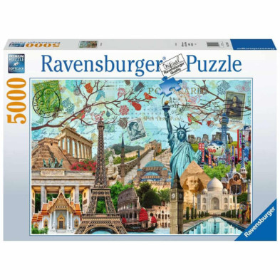 Imagen puzzle collage big city 5000 piezas ravensbur