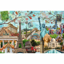 imagen 1 de puzzle collage big city 5000 piezas ravensbur