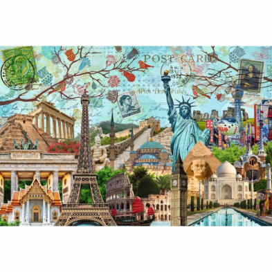 imagen 1 de puzzle collage big city 5000 piezas ravensbur
