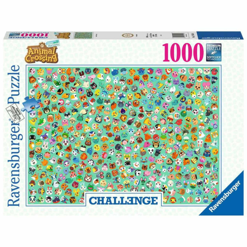 Imagen puzzle animal crossing challenge 1000 piezas