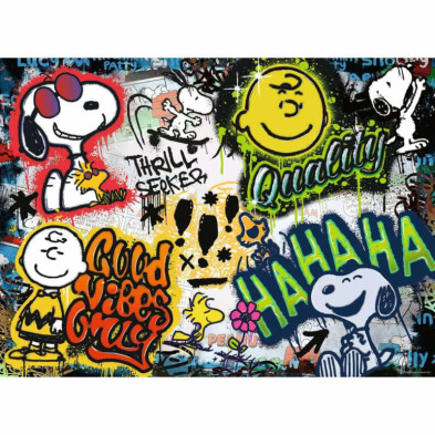 imagen 1 de puzzle snoopy graffiti 500 piezas
