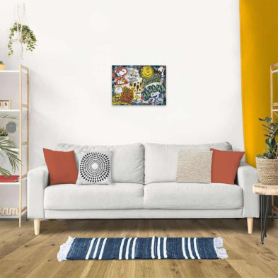 imagen 3 de puzzle snoopy graffiti 500 piezas