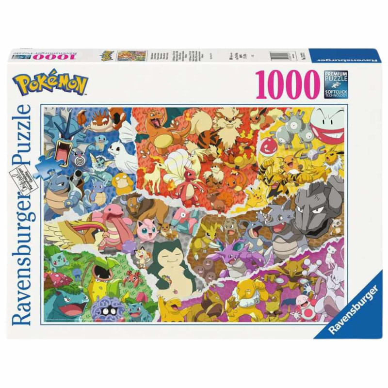 Imagen puzzle pokémon 1000 piezas